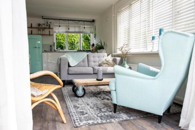 Strand-Chalet Luna - 700 Mtr Van Het Strand Van Ouddorp Eksteriør bilde